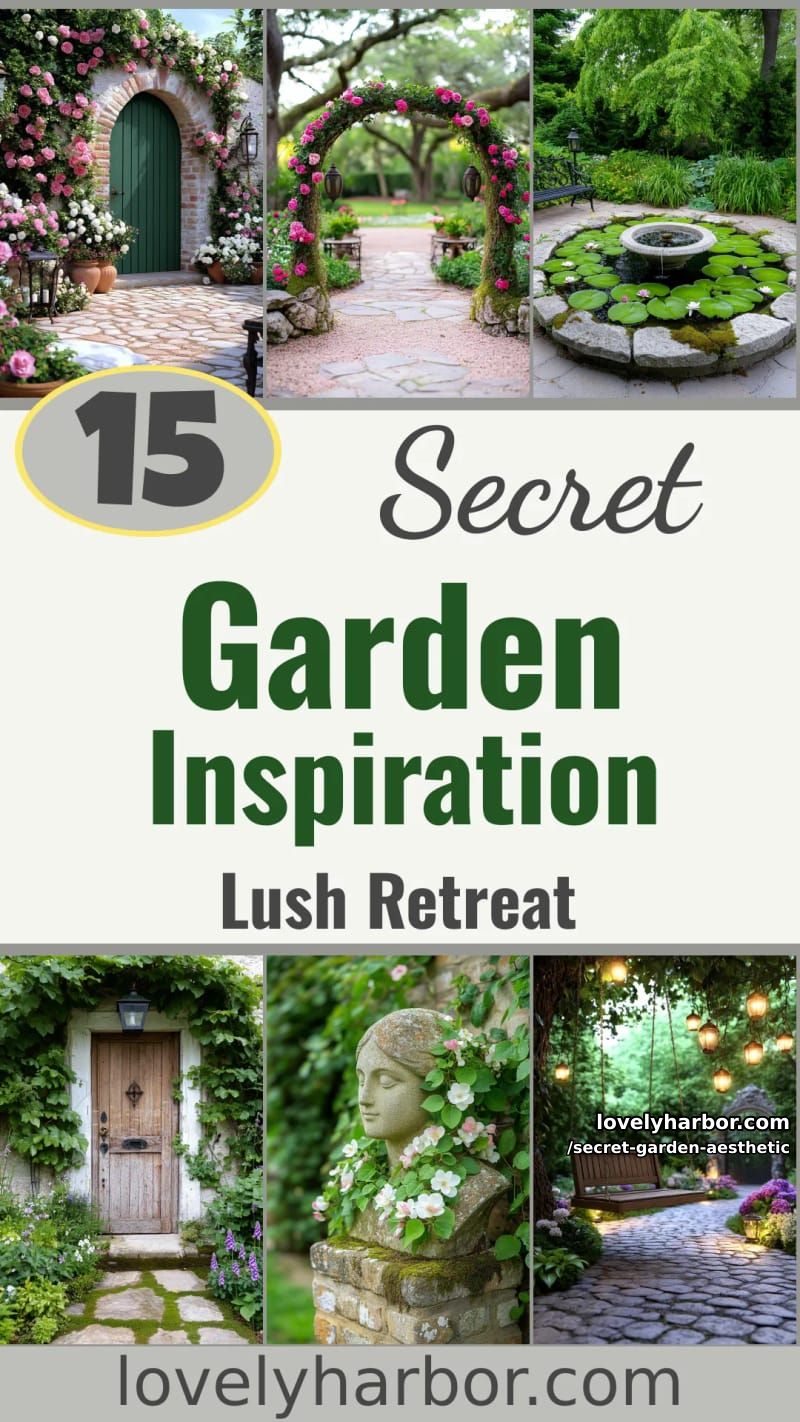 15 Secret Garden Inspirations for a Lush Backyard Retreat 59 secret garden aesthetic - Collage 58