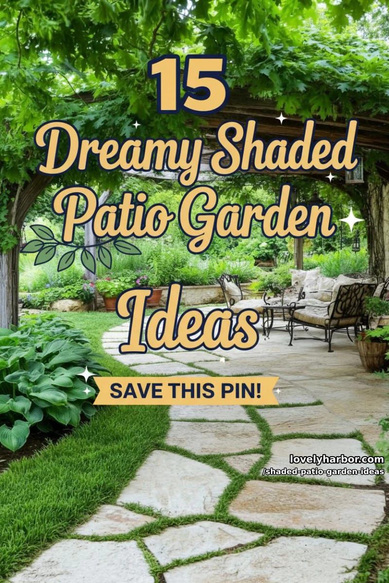 15 Dreamy Shaded Patio Garden Ideas to Inspire Your Backyard 48 Shaded Patio Garden Ideas - Collage 47