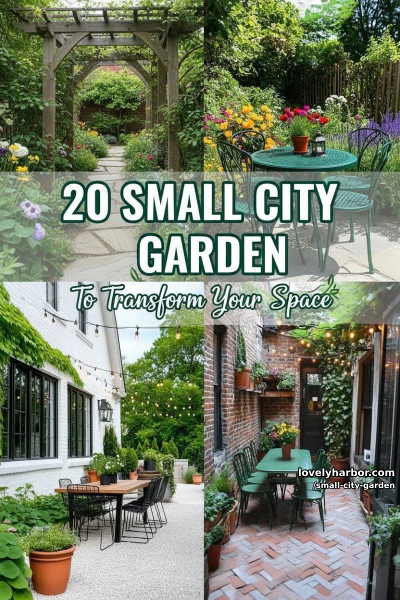 20 Small City Garden To Transform Your Space 54 small city garden - Collage 53