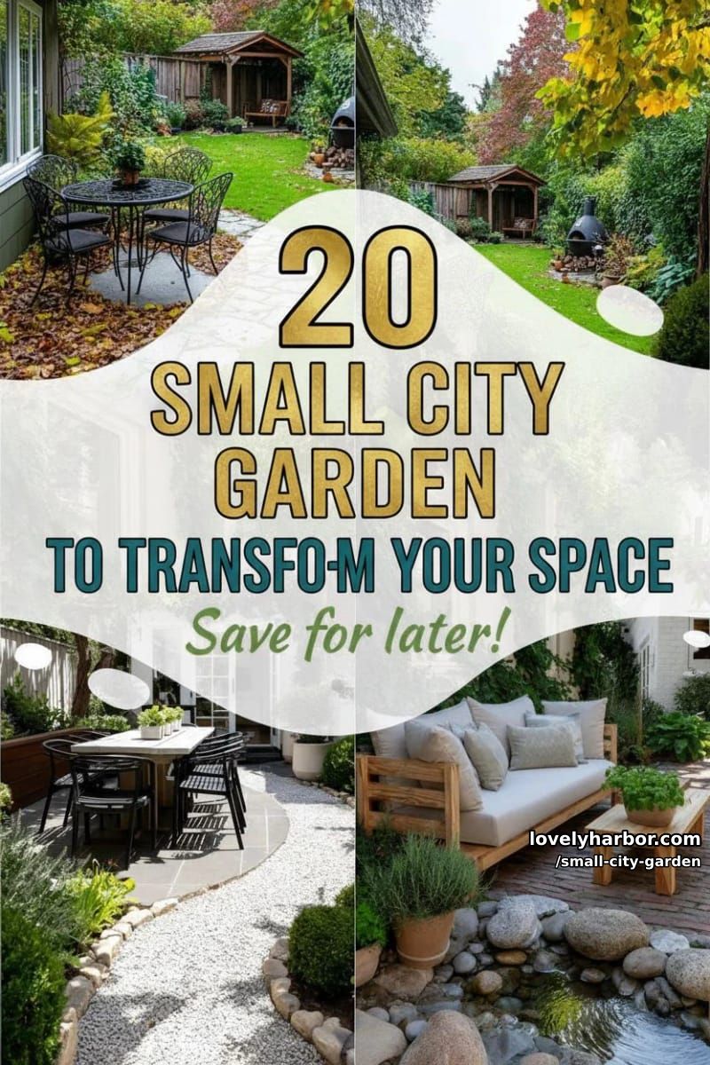 20 Small City Garden To Transform Your Space 56 small city garden - Collage 55