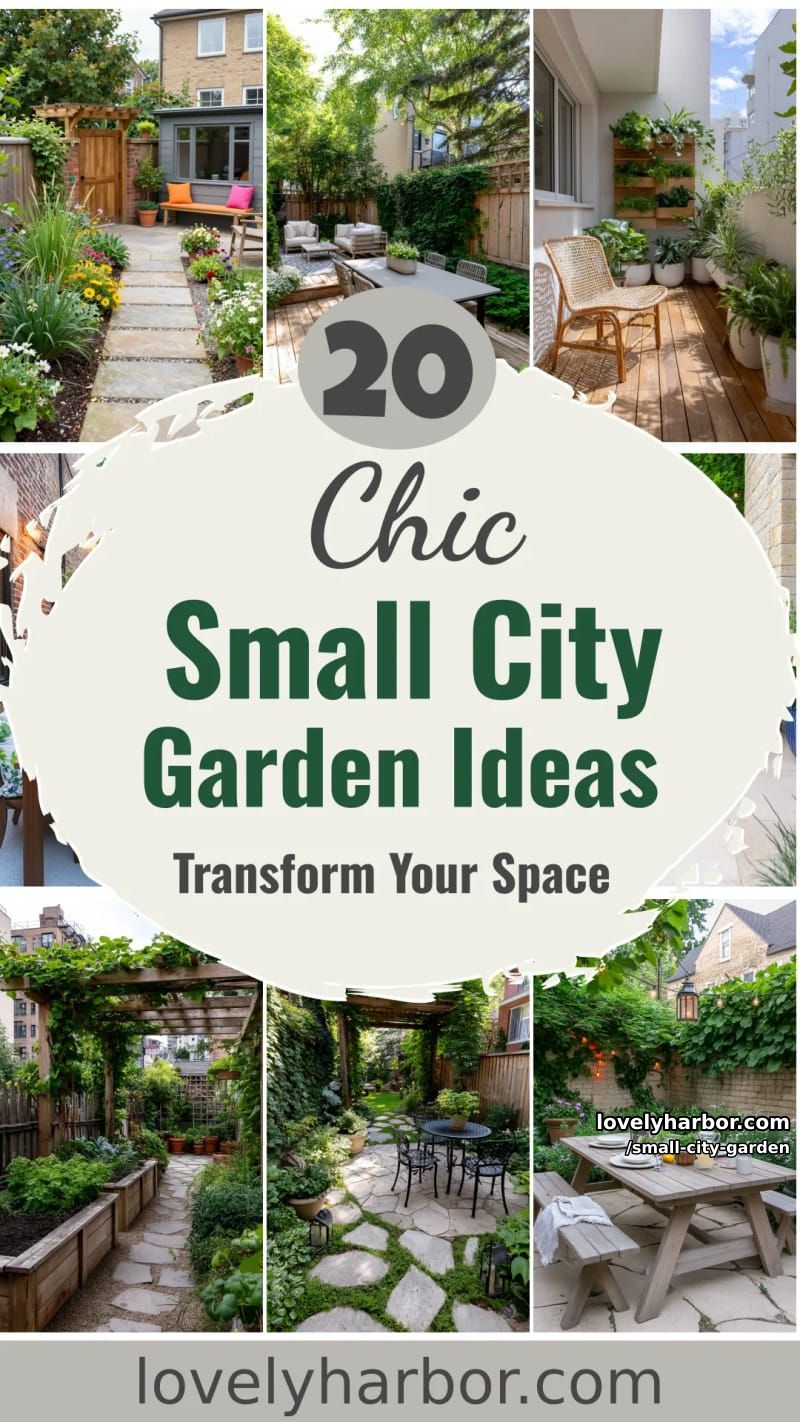 20 Small City Garden To Transform Your Space 61 small city garden - Collage 60
