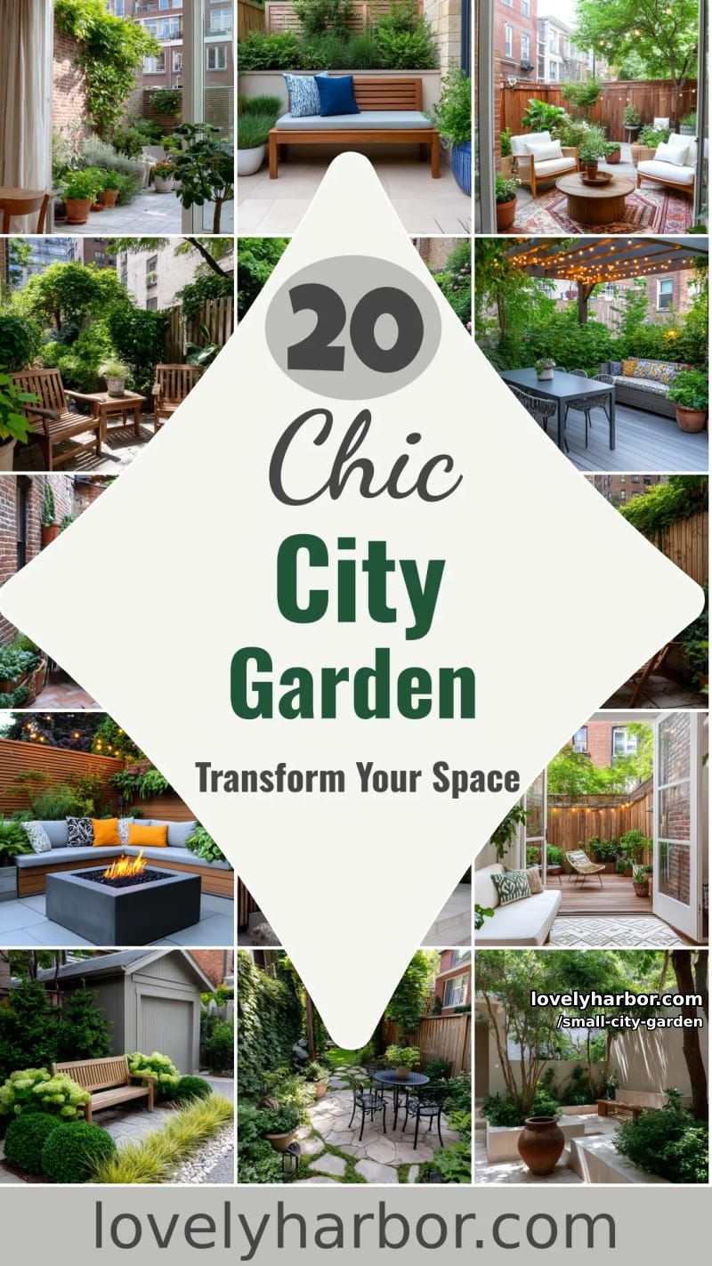 20 Small City Garden To Transform Your Space 64 small city garden - Collage 63
