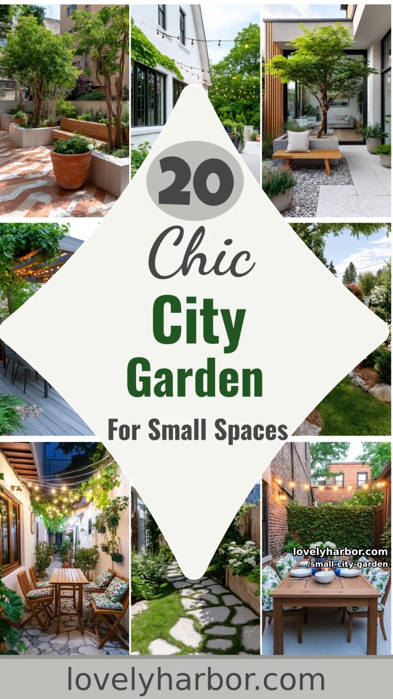 20 Small City Garden To Transform Your Space 65 small city garden - Collage 64