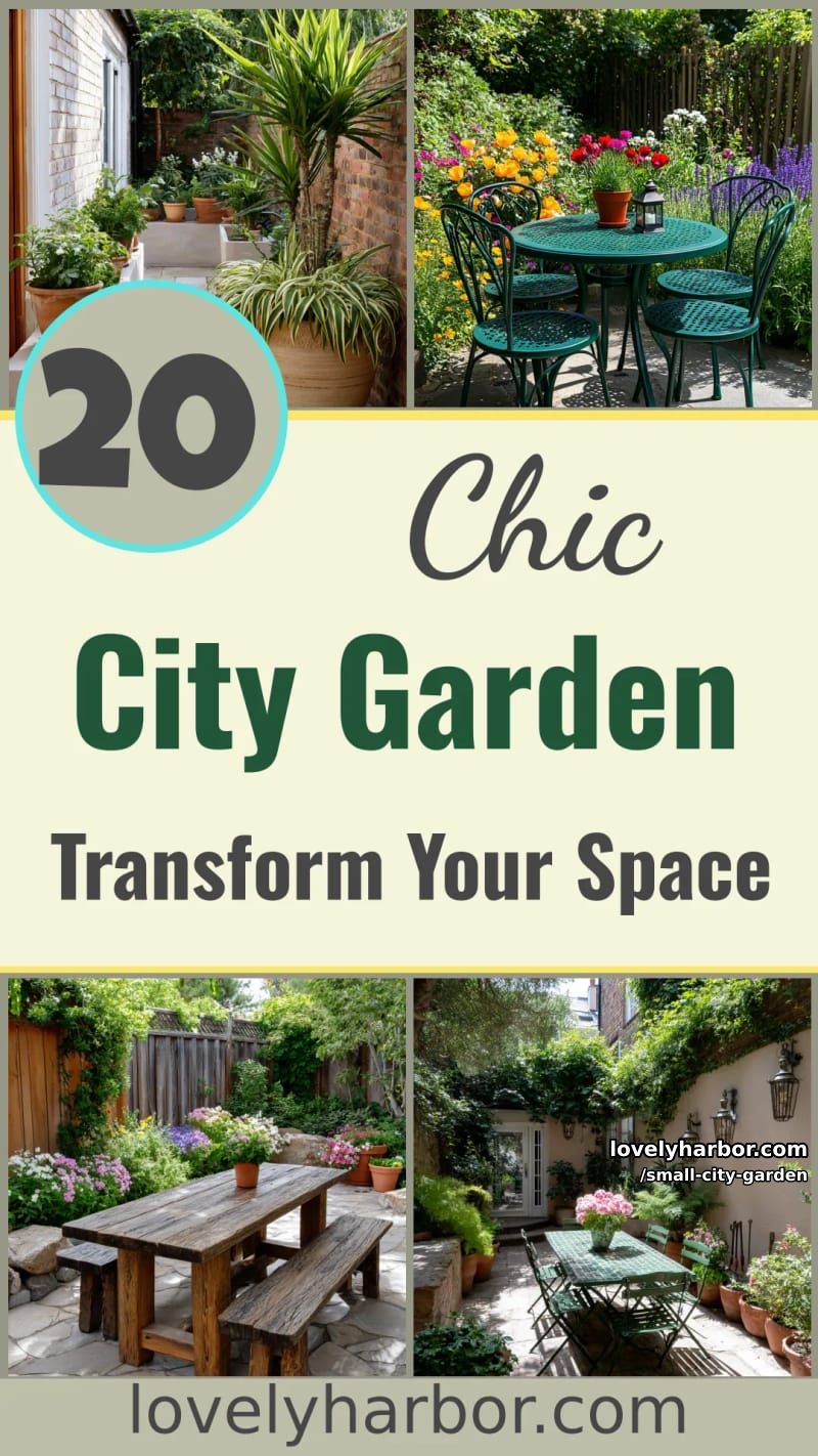 20 Small City Garden To Transform Your Space 66 small city garden - Collage 65