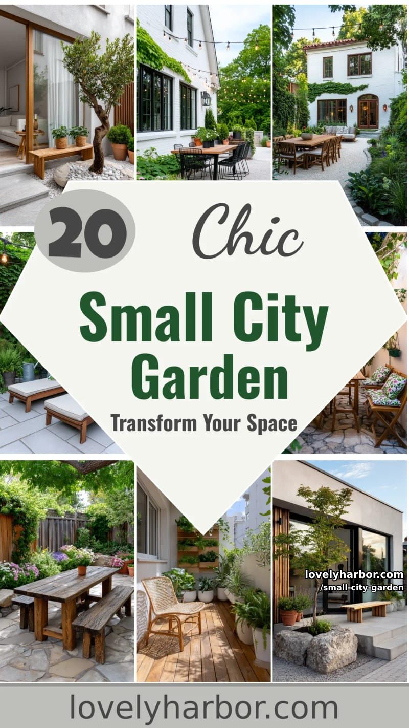 20 Small City Garden To Transform Your Space 69 small city garden - Collage 68