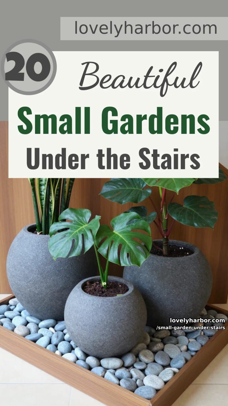 20 Small Garden Under The Stairs You Can Build 47 small garden under stairs - Collage 46