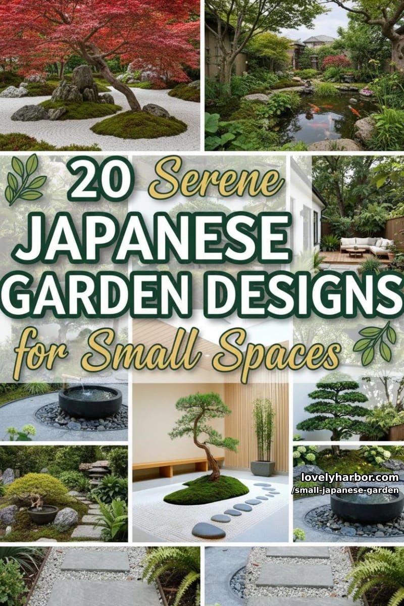 20 Small Japanese Garden Designs That Feel Like A Zen Retreat 45 small japanese garden - Collage 44