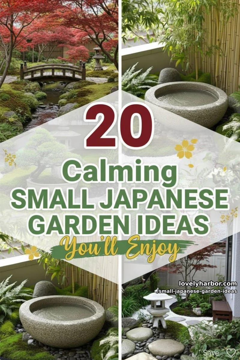 20 Calming Small Japanese Garden Ideas You'll Enjoy 52 small japanese garden ideas - Collage 51