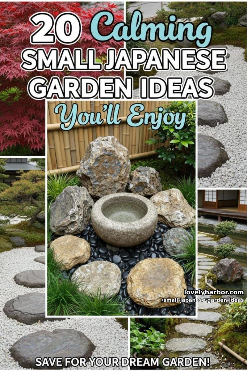 20 Calming Small Japanese Garden Ideas You'll Enjoy 54 small japanese garden ideas - Collage 53
