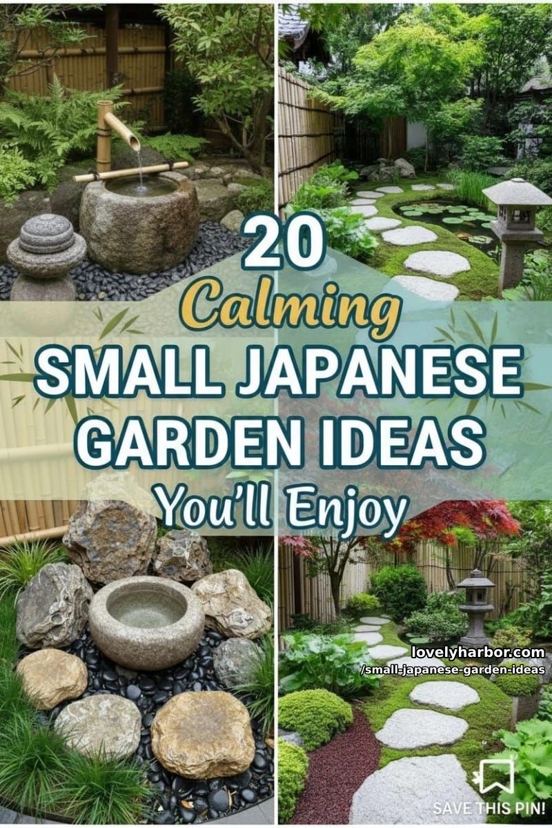 20 Calming Small Japanese Garden Ideas You'll Enjoy 56 small japanese garden ideas - Collage 55