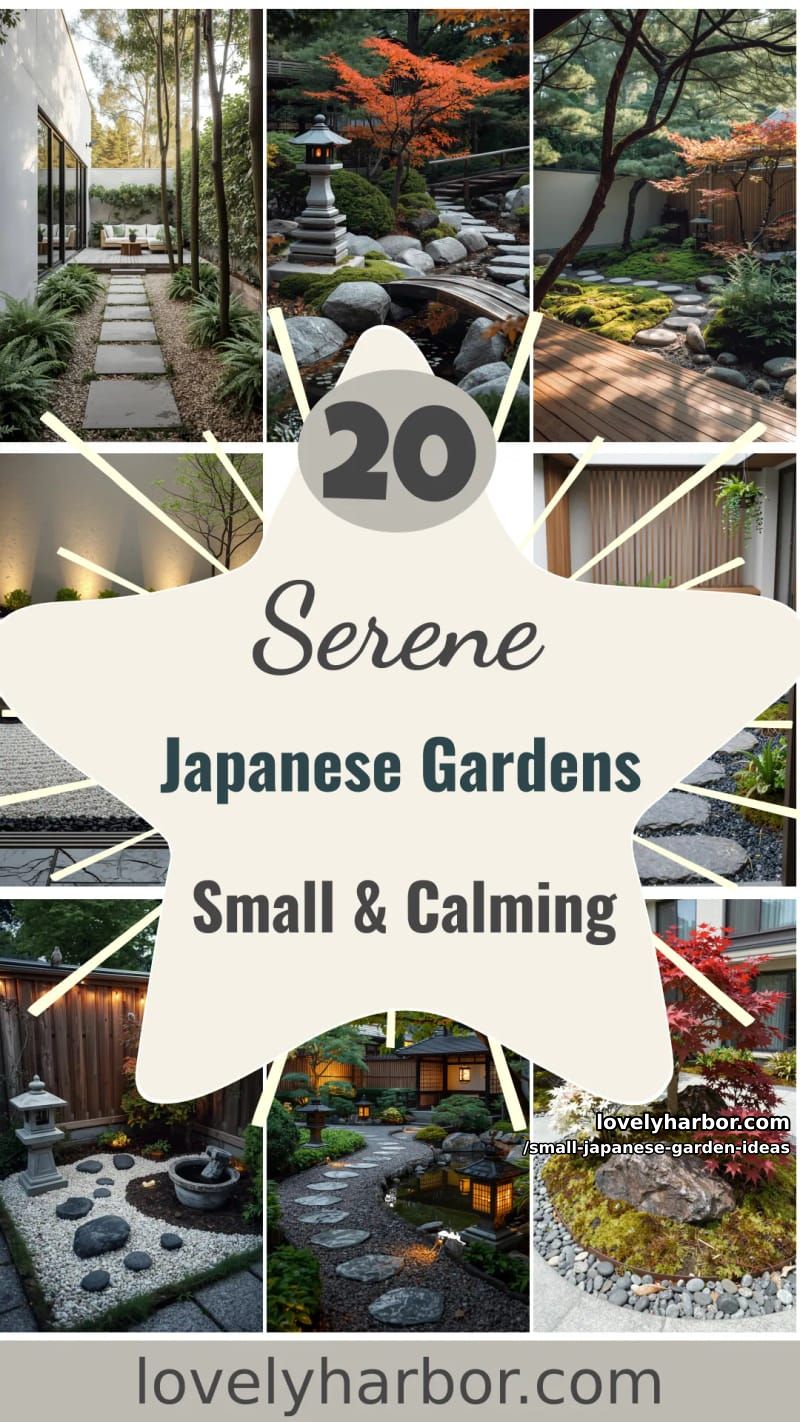 20 Calming Small Japanese Garden Ideas You'll Enjoy 61 small japanese garden ideas - Collage 60