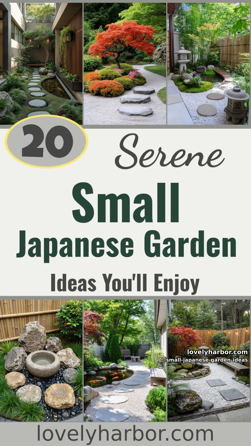 20 Calming Small Japanese Garden Ideas You'll Enjoy 65 small japanese garden ideas - Collage 64