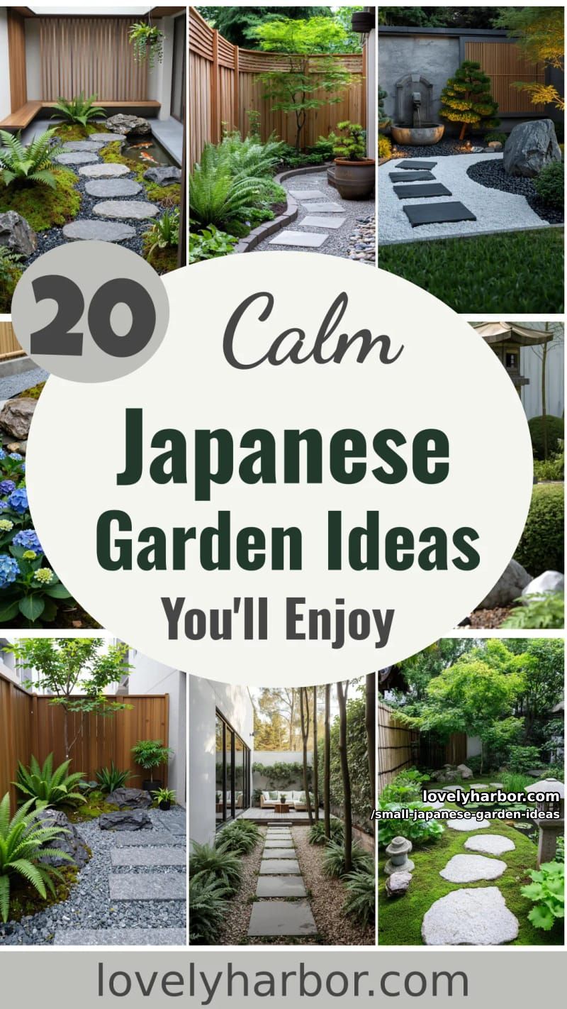 20 Calming Small Japanese Garden Ideas You'll Enjoy 66 small japanese garden ideas - Collage 65