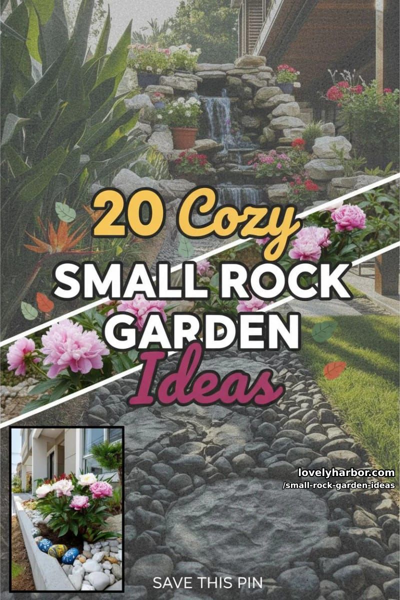 20 Small Rock Garden Ideas To Create A Cozy Space 43 small rock garden ideas - Collage 42