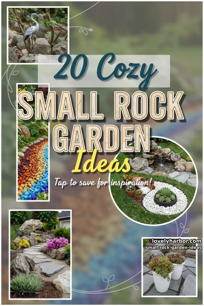 20 Small Rock Garden Ideas To Create A Cozy Space 45 small rock garden ideas - Collage 44