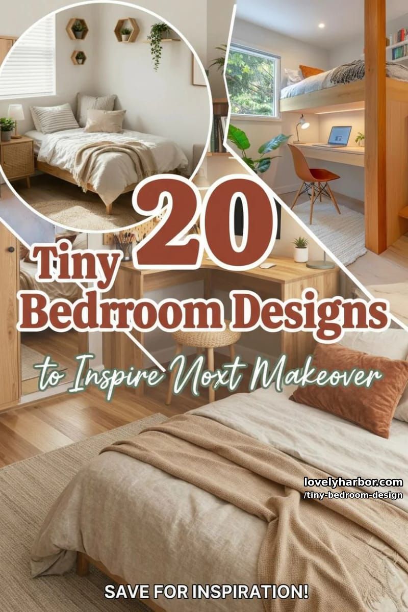 20 Tiny Bedroom Designs to Inspire Your Next Makeover 51 tiny bedroom design - Collage 50
