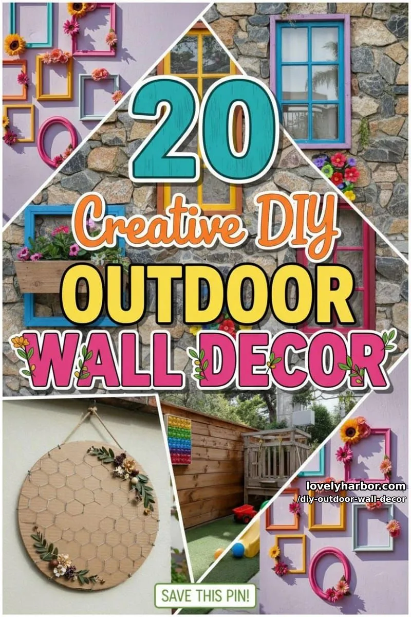 20 Easy DIY Outdoor Wall Decor Ideas You'll Love 1 article image 1