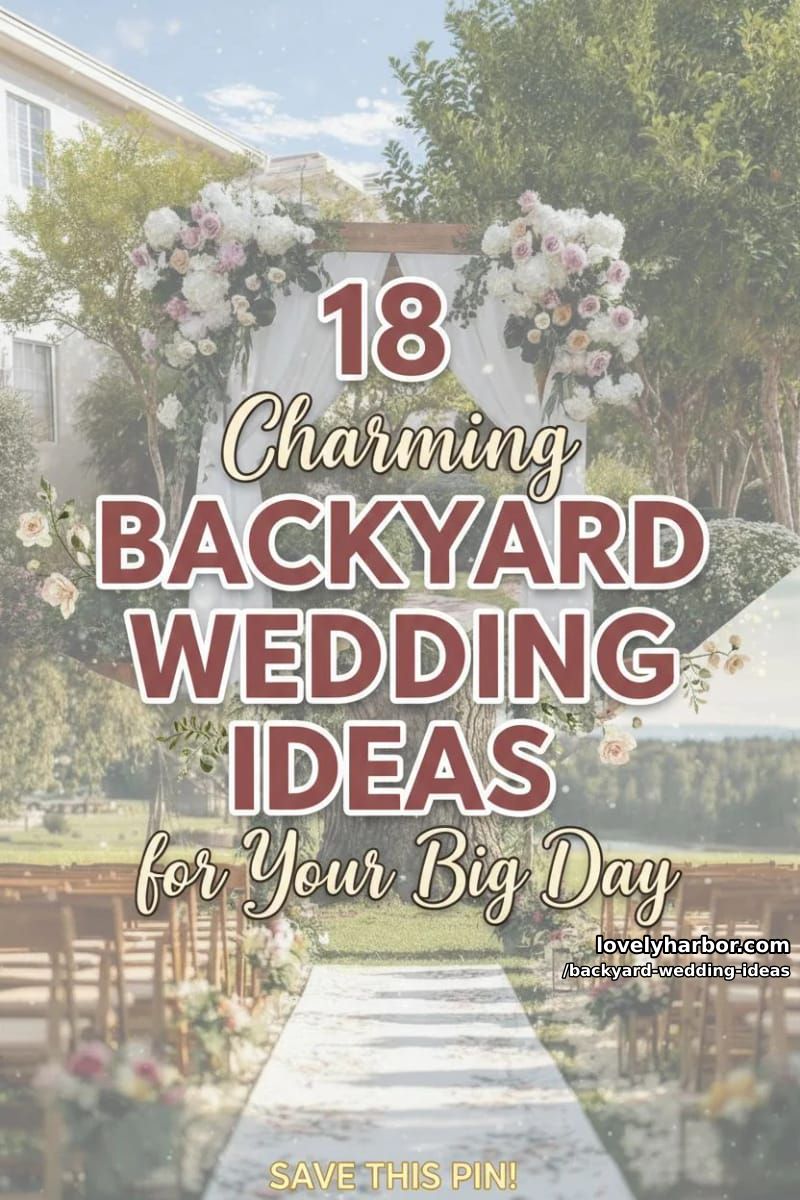 18 Dreamy Backyard Wedding Ideas for Your Big Day 39 backyard wedding ideas - Collage 38