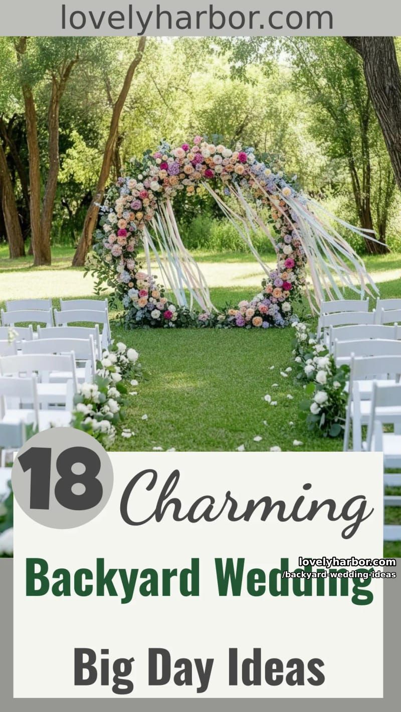 18 Dreamy Backyard Wedding Ideas for Your Big Day 51 backyard wedding ideas - Collage 50