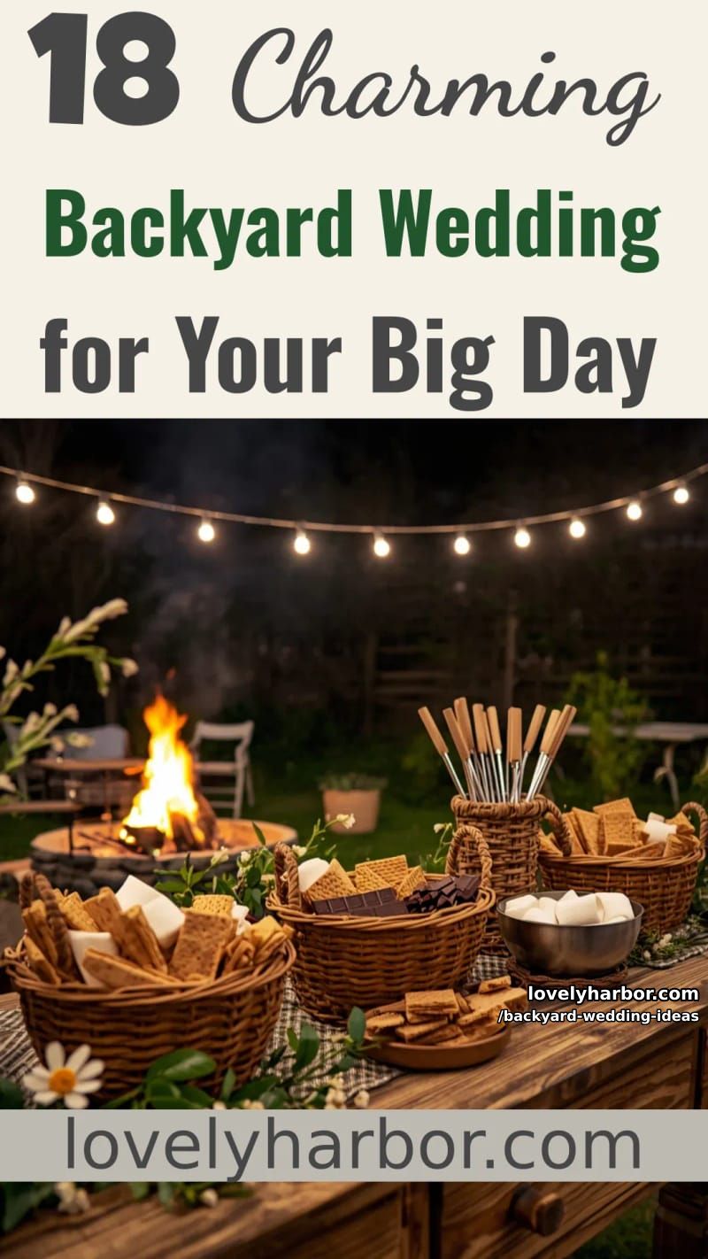 18 Dreamy Backyard Wedding Ideas for Your Big Day 52 backyard wedding ideas - Collage 51