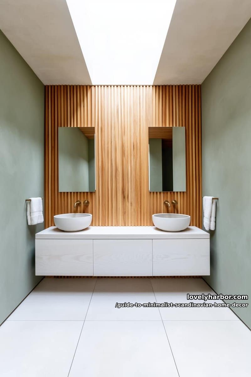 Guide to Minimalist Scandinavian Home Decor (2026 Edition) 20 bathroom 19
