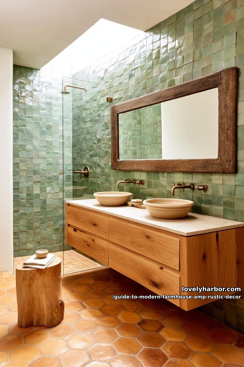 Guide to Modern Farmhouse & Rustic Decor (2026 Edition) 30 bathroom 24