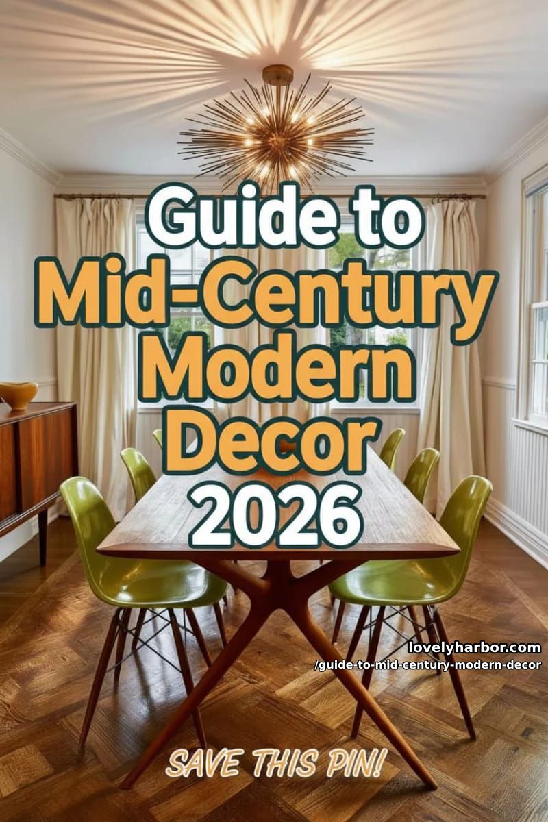 Guide to Mid-Century Modern Decor (2026 Edition) 54 common mistakes to avoid 54