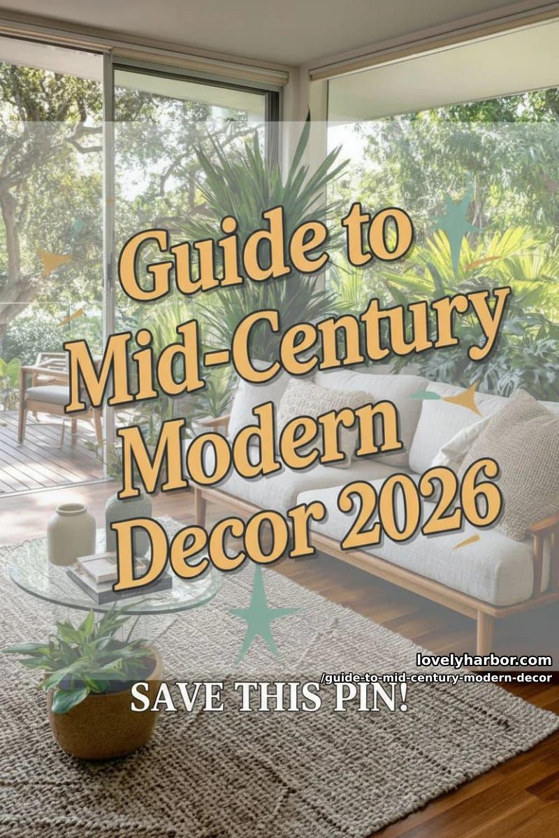 Guide to Mid-Century Modern Decor (2026 Edition) 60 common mistakes to avoid 60