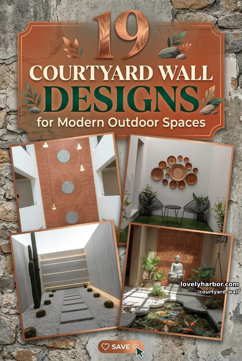 19 Courtyard Wall Designs for a Modern Outdoor Retreat 48 courtyard wall - Collage 47