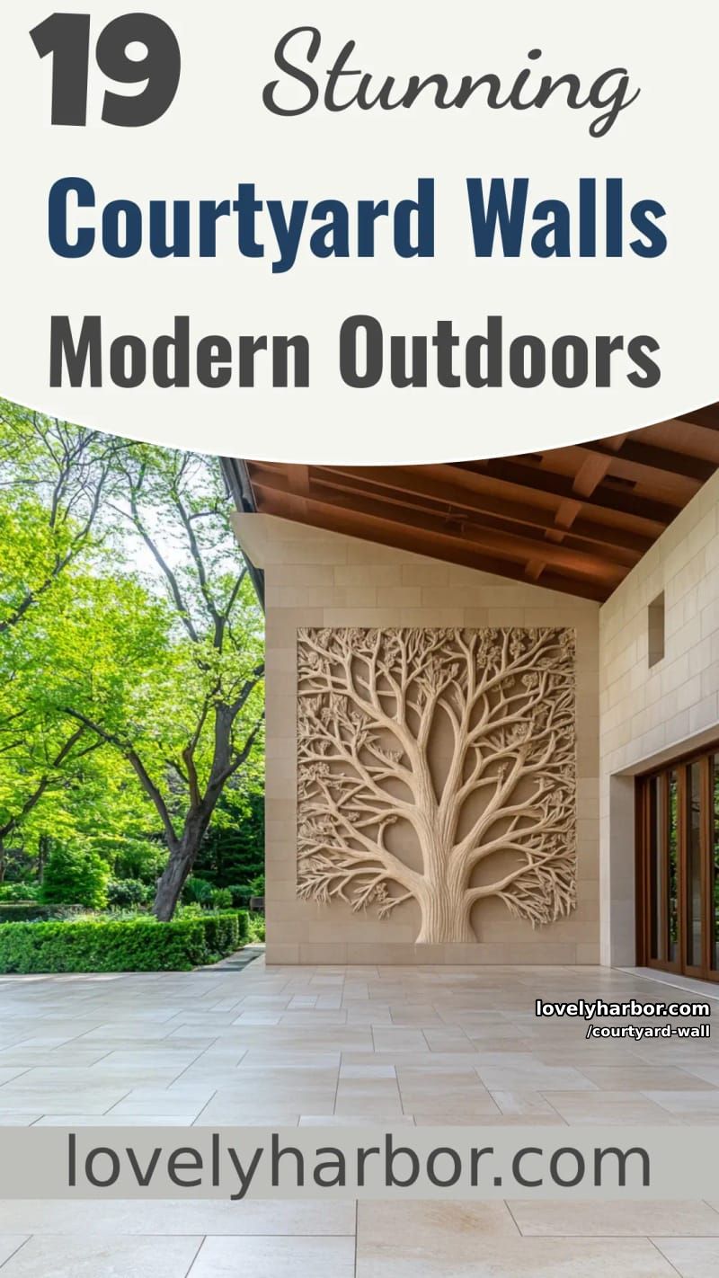 19 Courtyard Wall Designs for a Modern Outdoor Retreat 51 courtyard wall - Collage 50