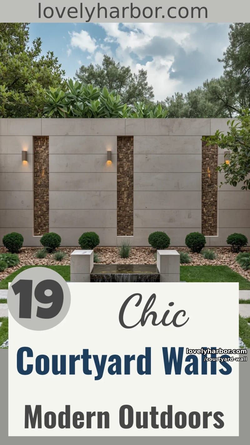 19 Courtyard Wall Designs for a Modern Outdoor Retreat 56 courtyard wall - Collage 55