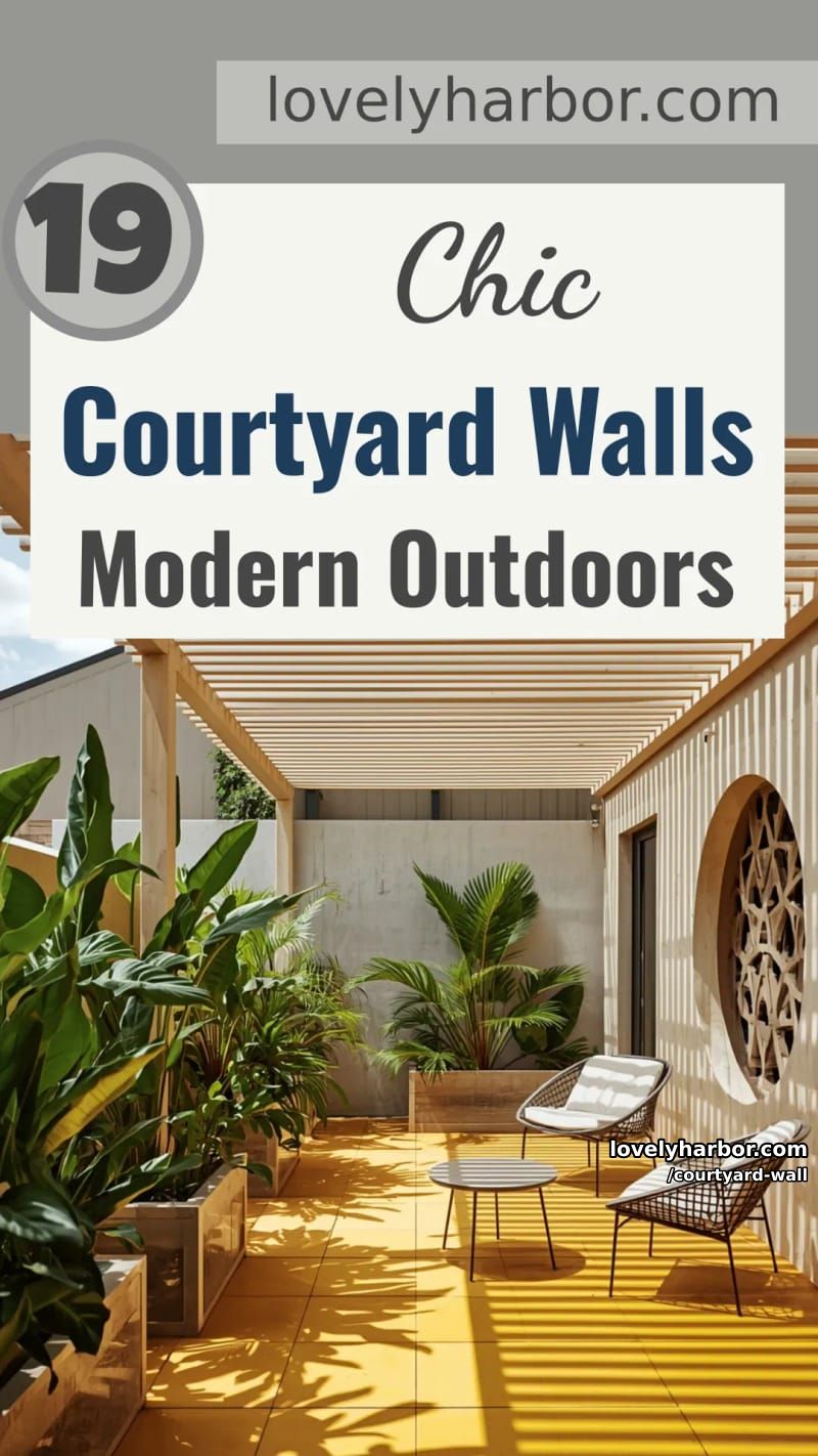 19 Courtyard Wall Designs for a Modern Outdoor Retreat 61 courtyard wall - Collage 60