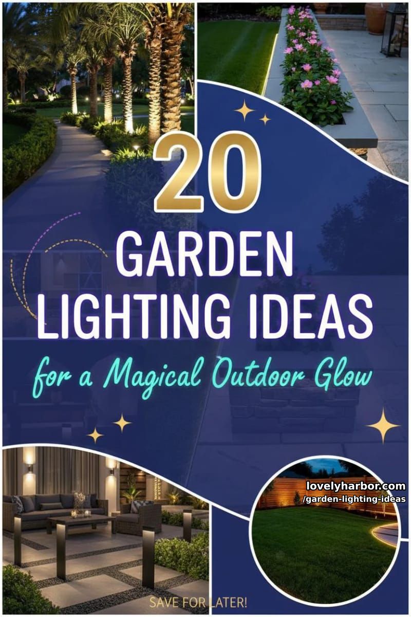 20 Garden Lighting Ideas for a Magical Outdoor Glow 46 garden lighting ideas - Collage 45