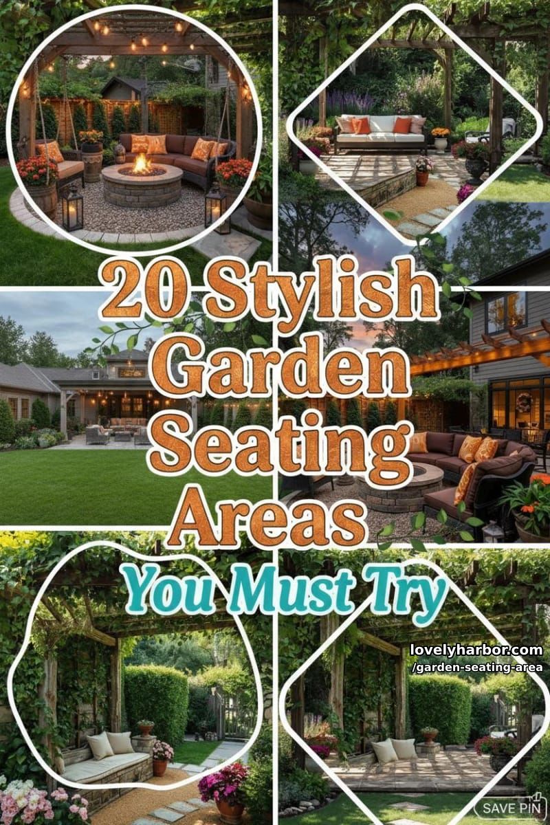 20 Elegant Garden Seating Areas to Elevate Your Outdoor Space 49 garden seating area - Collage 48