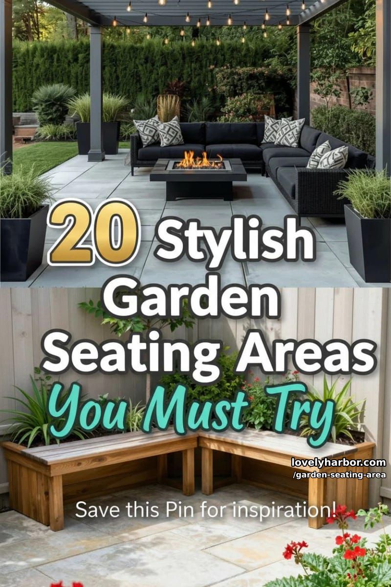 20 Elegant Garden Seating Areas to Elevate Your Outdoor Space 51 garden seating area - Collage 50