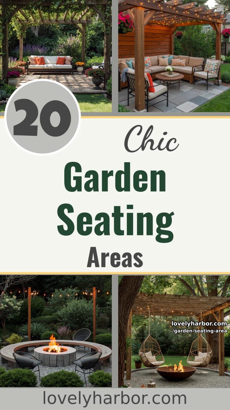 20 Elegant Garden Seating Areas to Elevate Your Outdoor Space 55 garden seating area - Collage 54