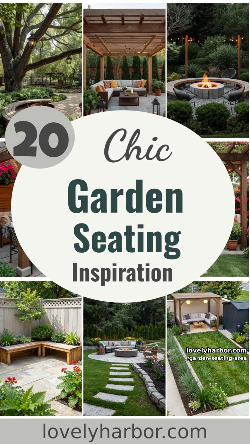 20 Elegant Garden Seating Areas to Elevate Your Outdoor Space 58 garden seating area - Collage 57