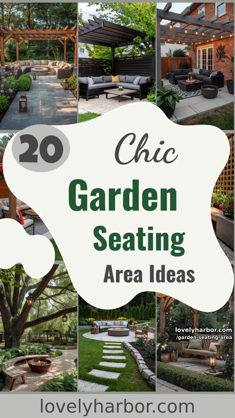 20 Elegant Garden Seating Areas to Elevate Your Outdoor Space 64 garden seating area - Collage 63
