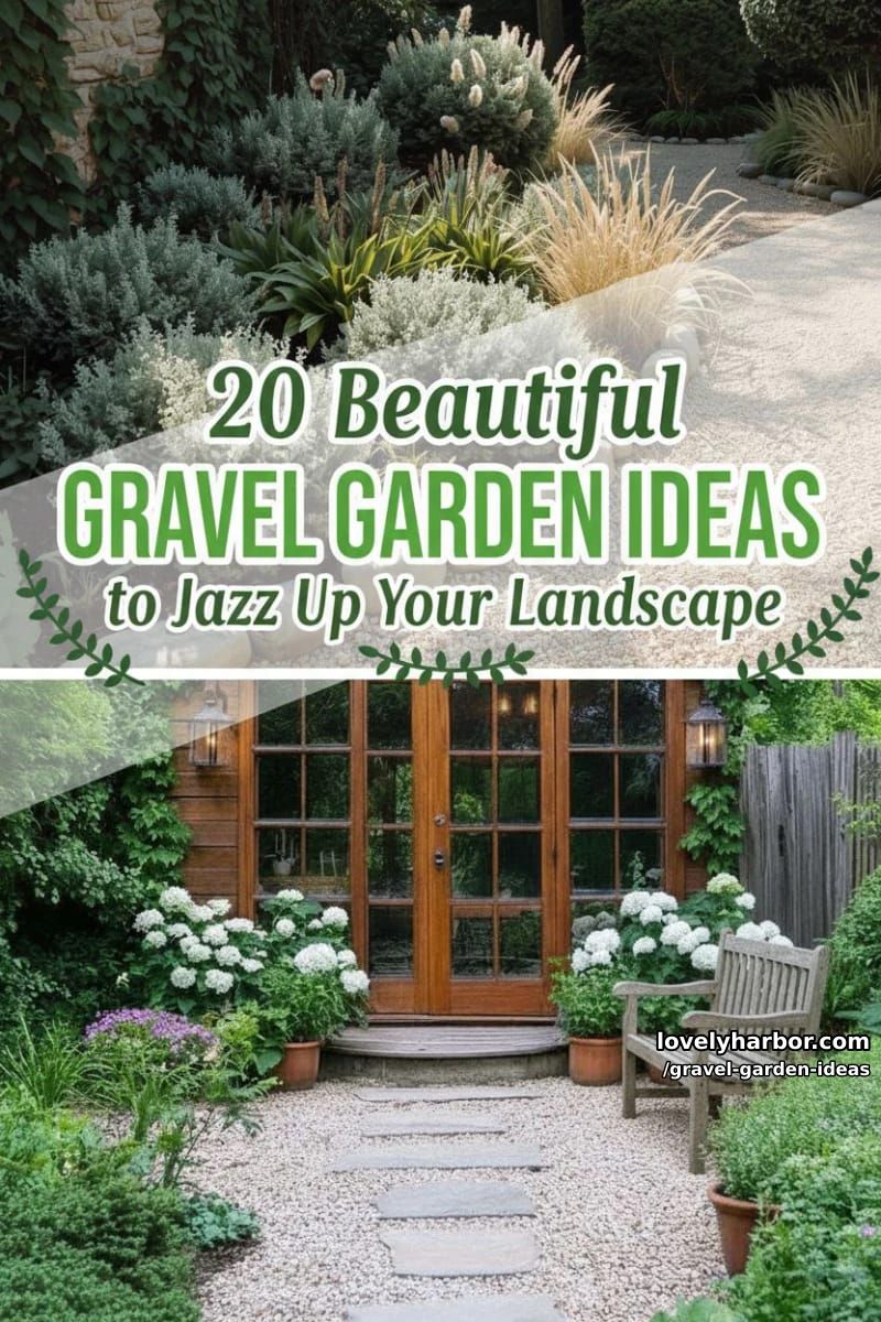 20 Beautiful Gravel Garden Ideas to Jazz Up Your Landscape 53 gravel garden ideas - Collage 52
