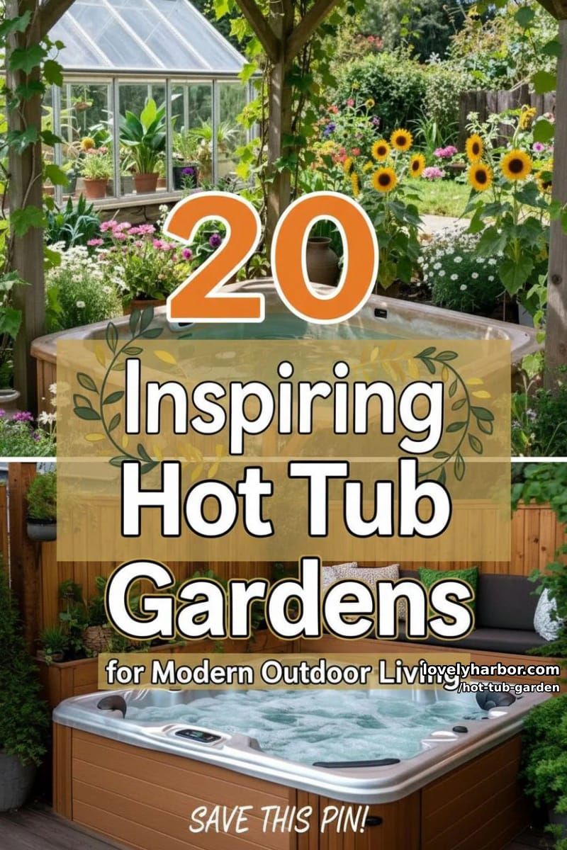 20 Inspiring Hot Tub Gardens for Modern Outdoor Living 51 hot tub garden - Collage 50