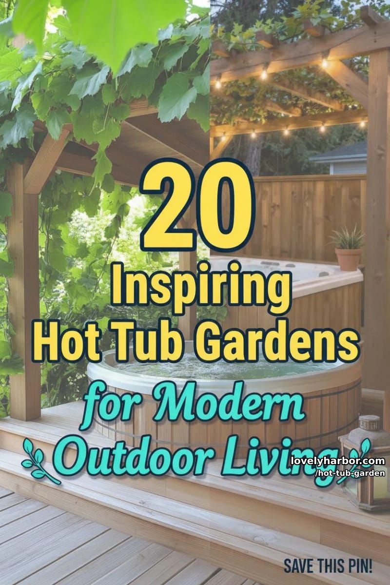 20 Inspiring Hot Tub Gardens for Modern Outdoor Living 52 hot tub garden - Collage 51
