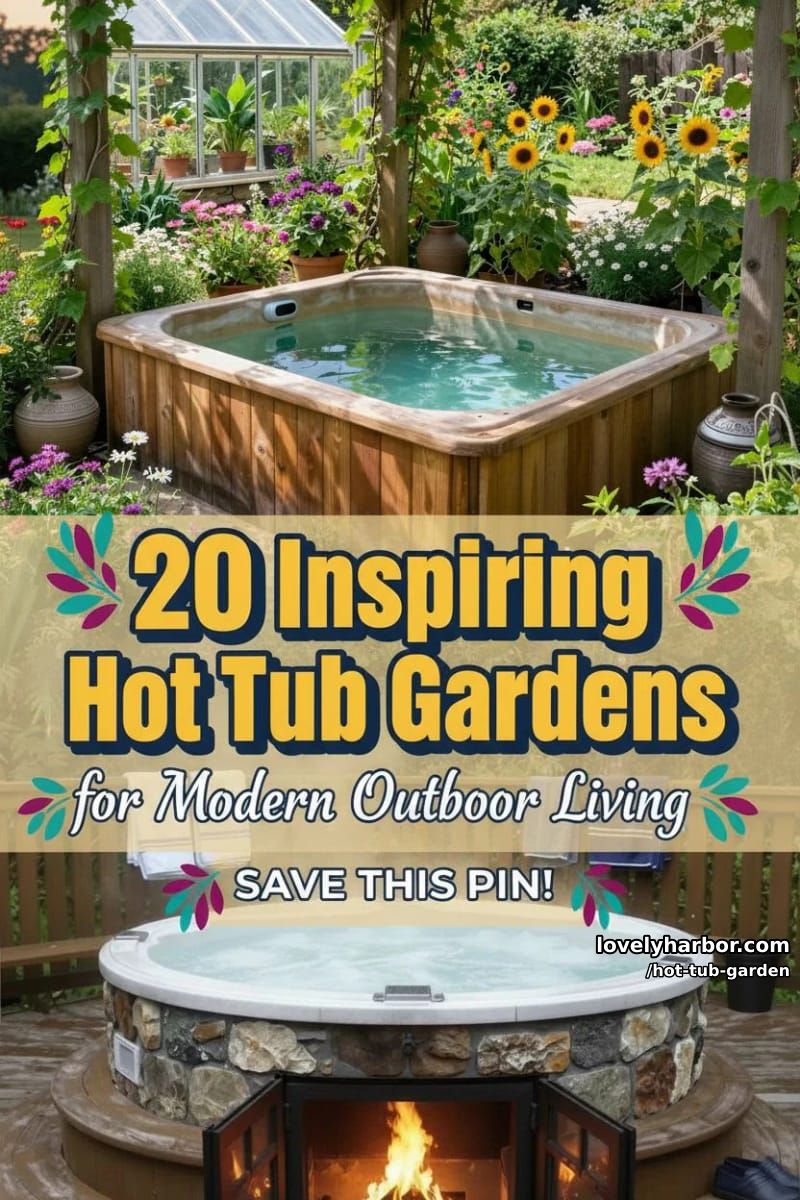 20 Inspiring Hot Tub Gardens for Modern Outdoor Living 53 hot tub garden - Collage 52