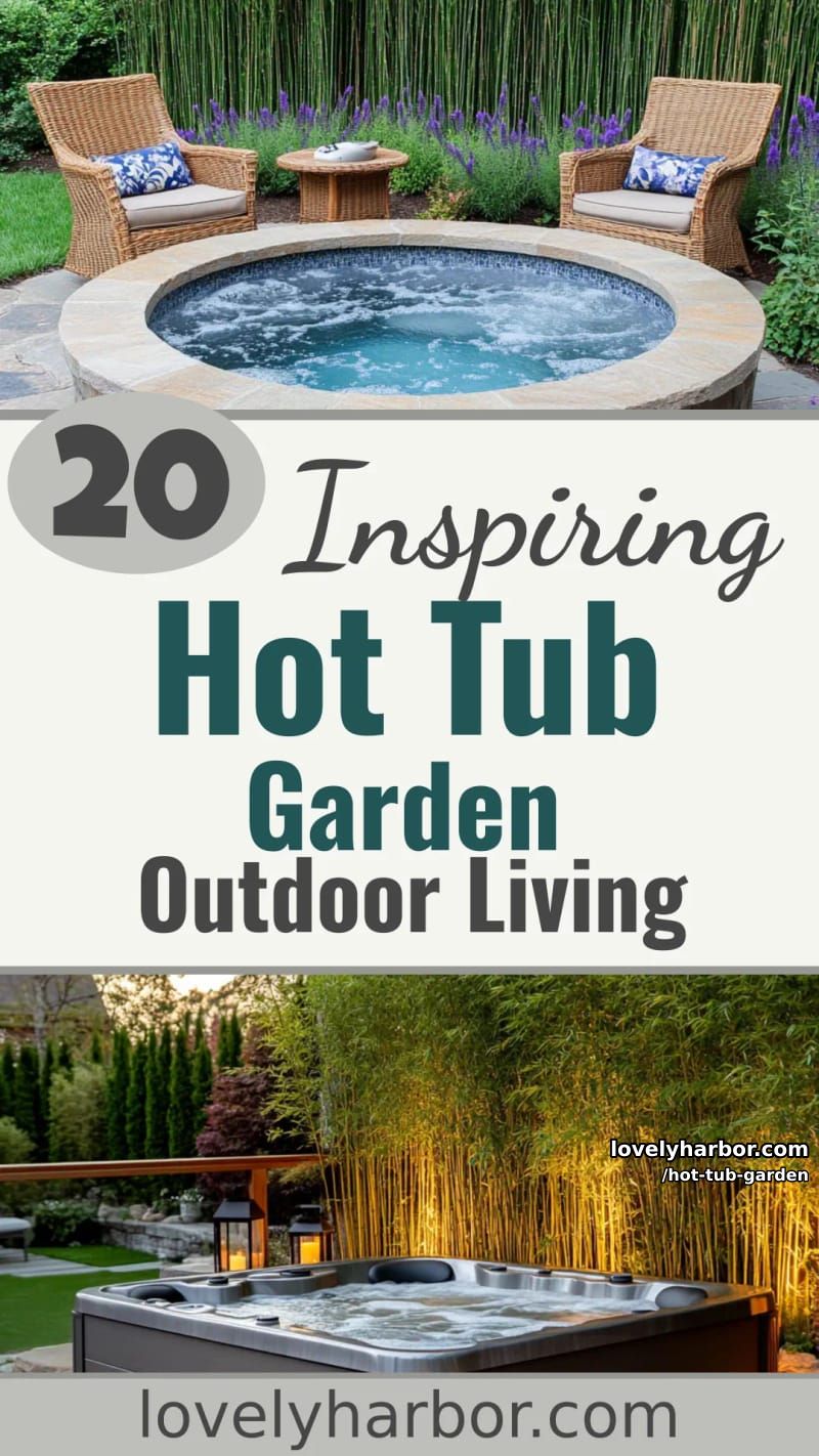20 Inspiring Hot Tub Gardens for Modern Outdoor Living 64 hot tub garden - Collage 63