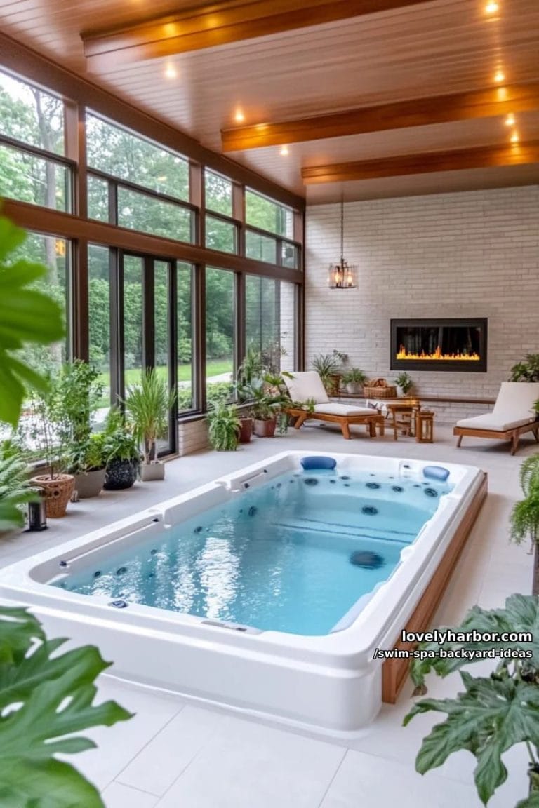 20 Dreamy Swim Spa Backyard Looks To Try This Summer - Lovely Harbor