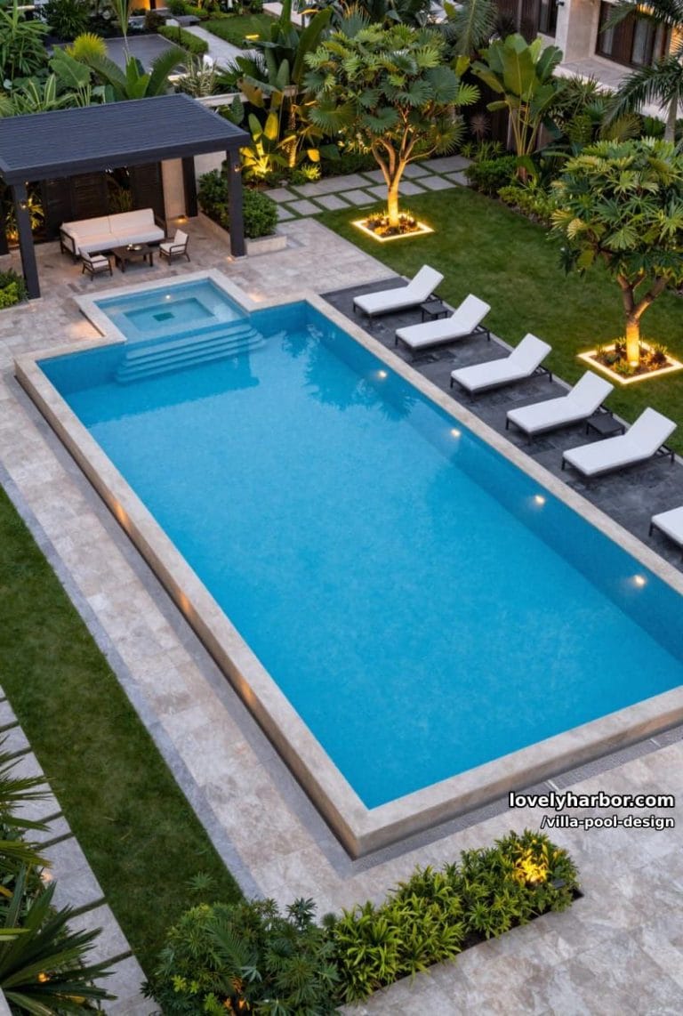 Pool So 20 Elegant Villa Pool Ideas For Modern Outdoor Living - Lovely Harbor
