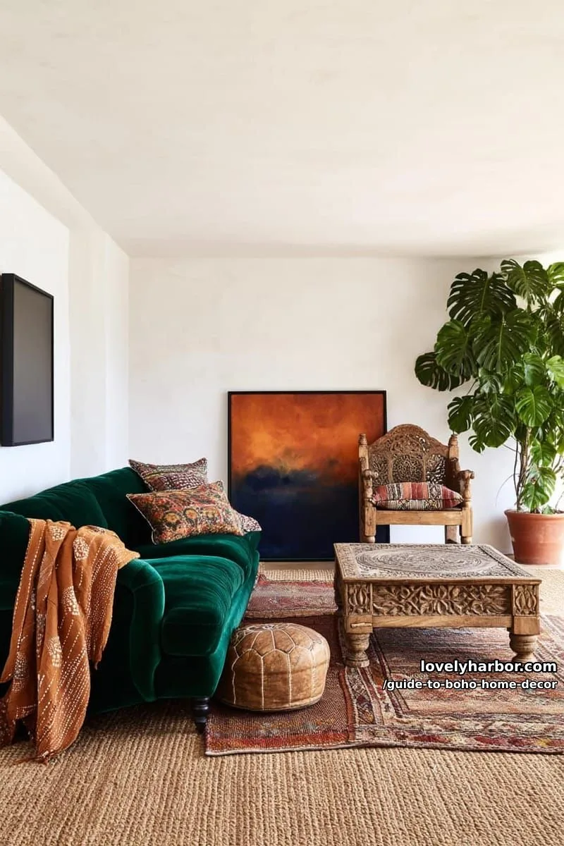 Guide to Boho Home Decor (2026 Edition) 5 materials & textures 1