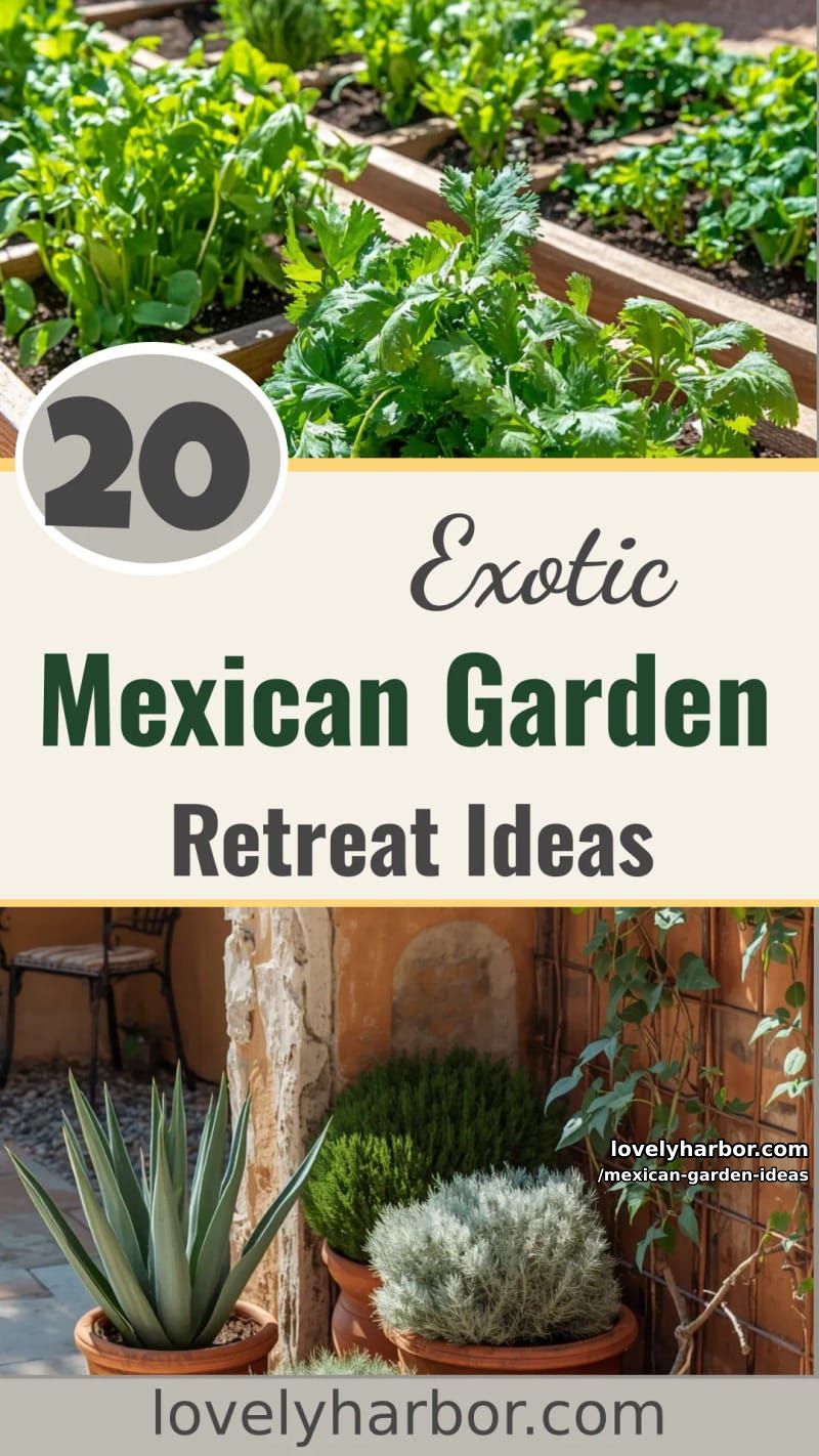 20 Mexican Garden Ideas for an Exotic Retreat 67 mexican garden ideas - Collage 66