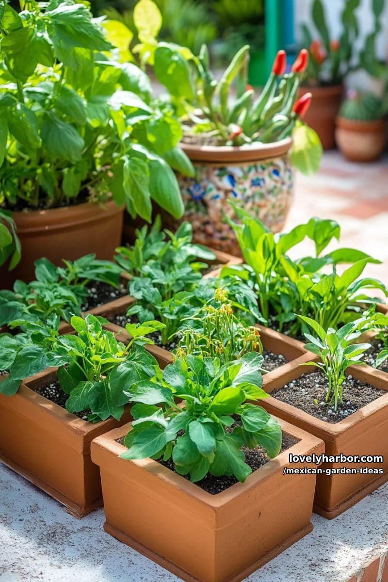 mexican herbs and spices in a grid format. 1