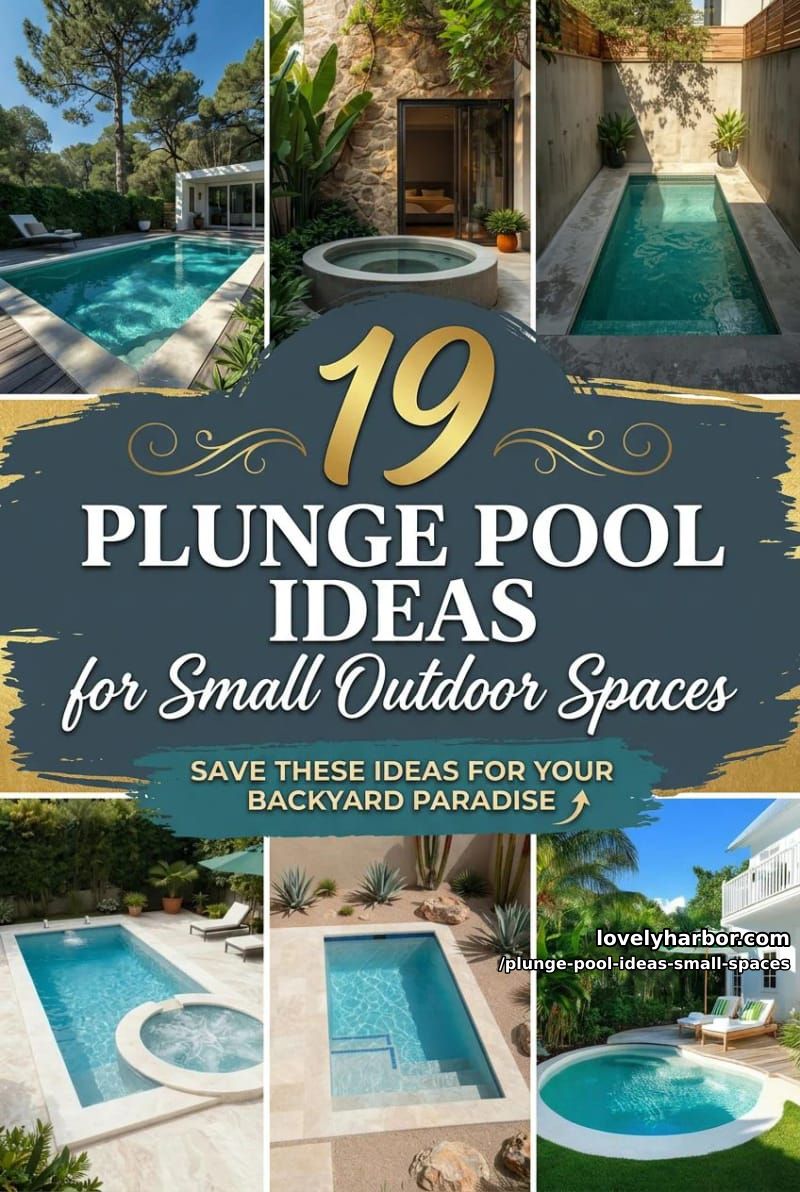 19 Plunge Pool Ideas for Small Outdoor Spaces 51 plunge pool ideas small spaces - Collage 50