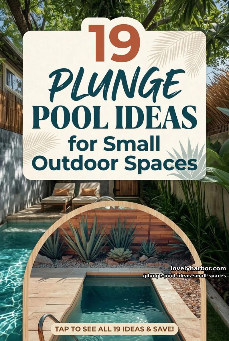 19 Plunge Pool Ideas for Small Outdoor Spaces 53 plunge pool ideas small spaces - Collage 52